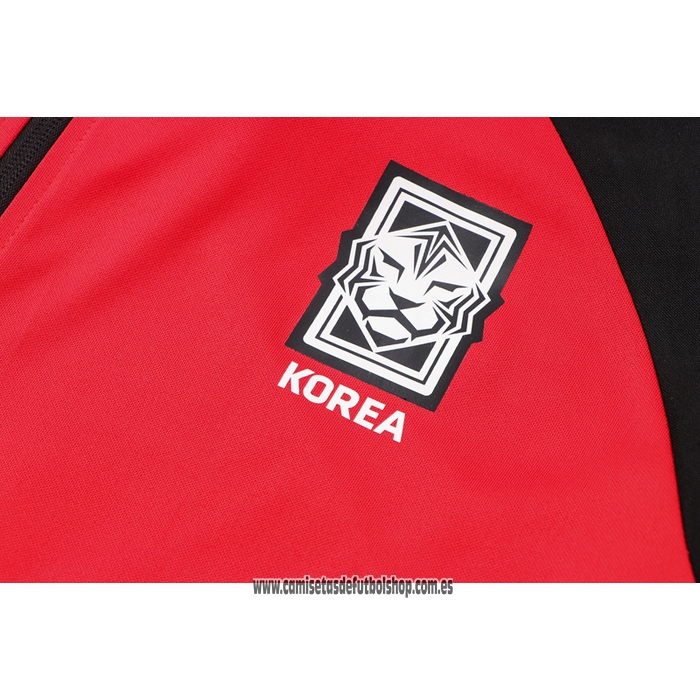 Chaqueta del Corea del Sur 22-23 Negro y Rojo